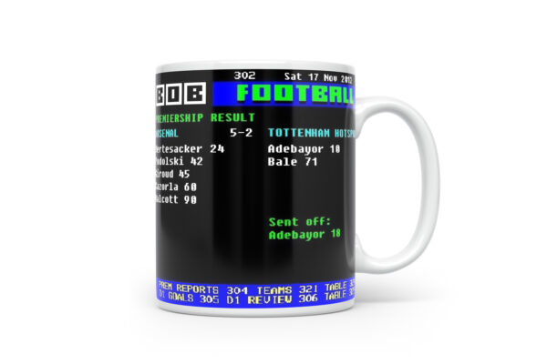 Arsenal 5-2 Tottenham Hotspur 2012 Mug